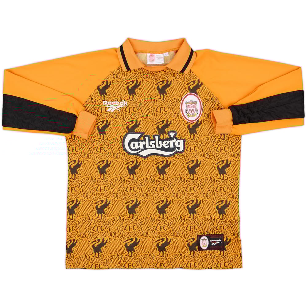 1996-97 Liverpool GK Shirt - 9/10 - (Y)