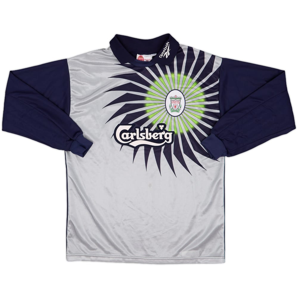 1997-98 Liverpool GK Shirt - 8/10 - (Y)