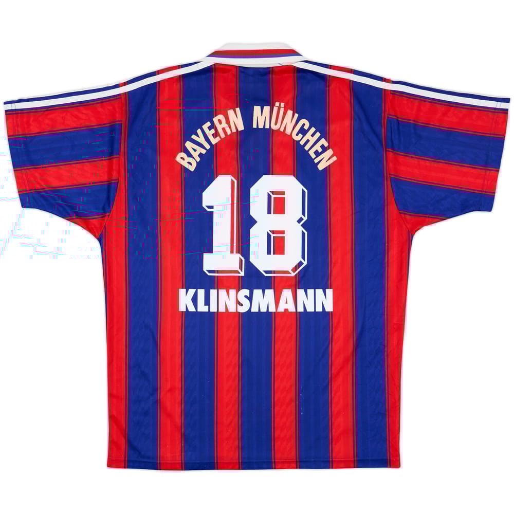 1995-97 Bayern Munich Home Shirt Klinsmann #18 - 5/10 - (L)