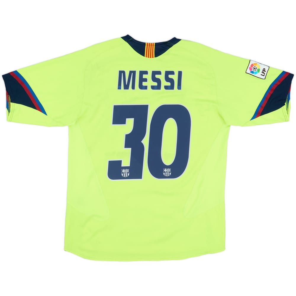 2005-06 Barcelona Away Shirt Messi #30 - 8/10 - (M)