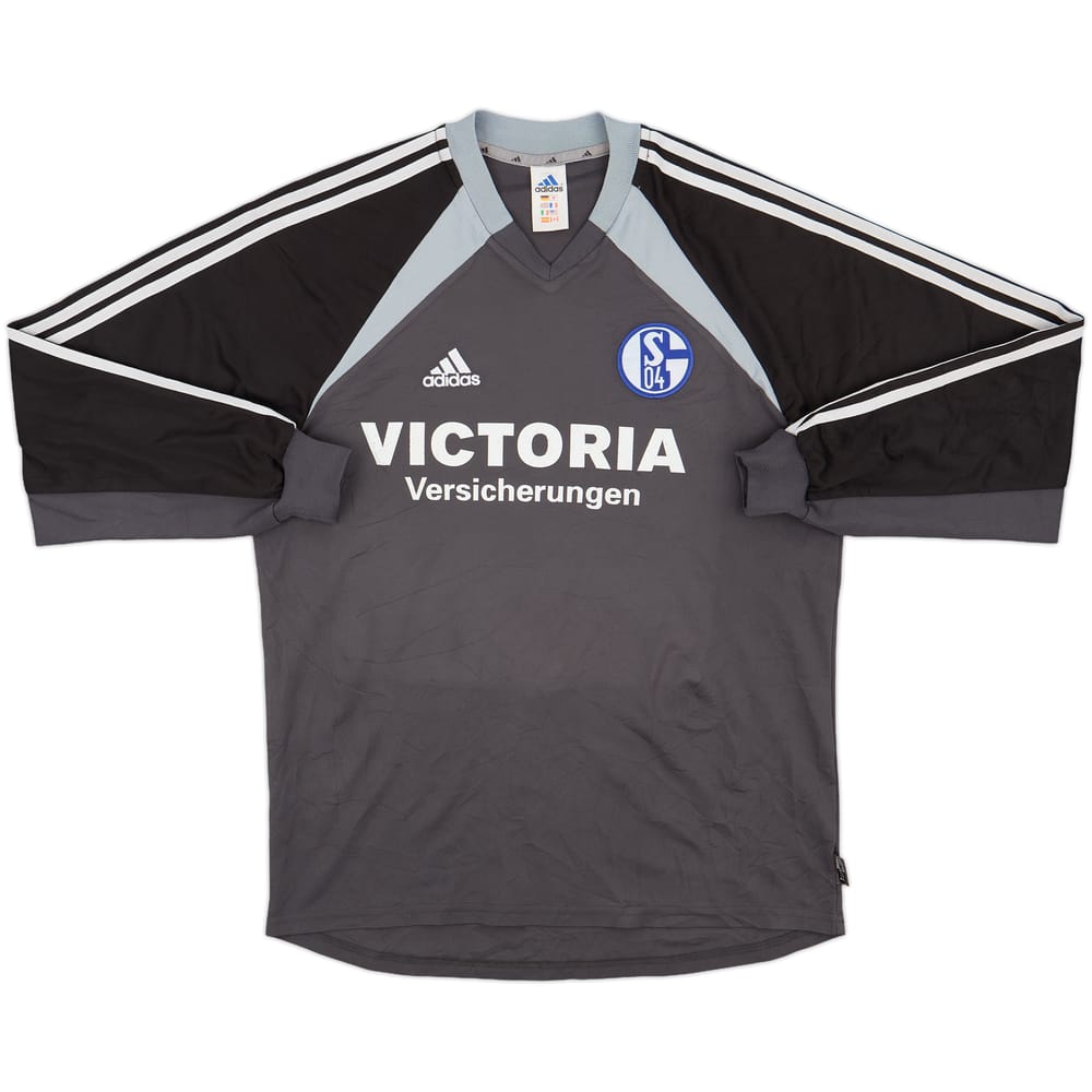 2001-02 Schalke Away L/S Shirt - 6/10 - (L)