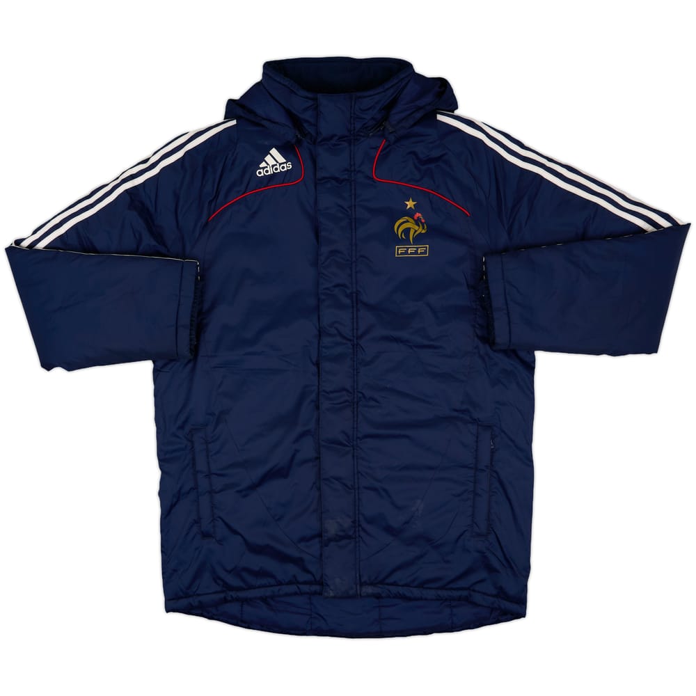 2007-08 France adidas Hooded Rain Jacket - 8/10 - (L)