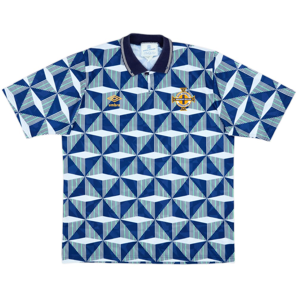 1990-92 Northern Ireland Away Shirt - 8/10 - (XL)