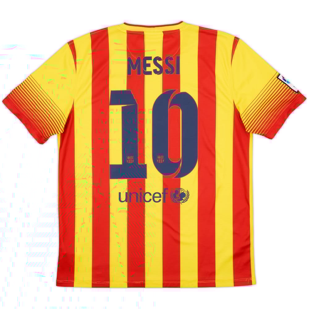 2013-15 Barcelona Away Shirt Messi #10 - 7/10 - (L)