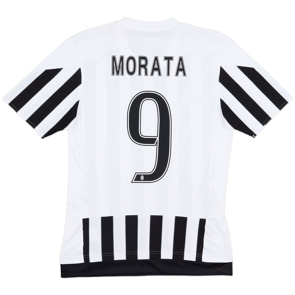 2015-16 Juventus Home Shirt Morata #9 - 8/10 - (S)