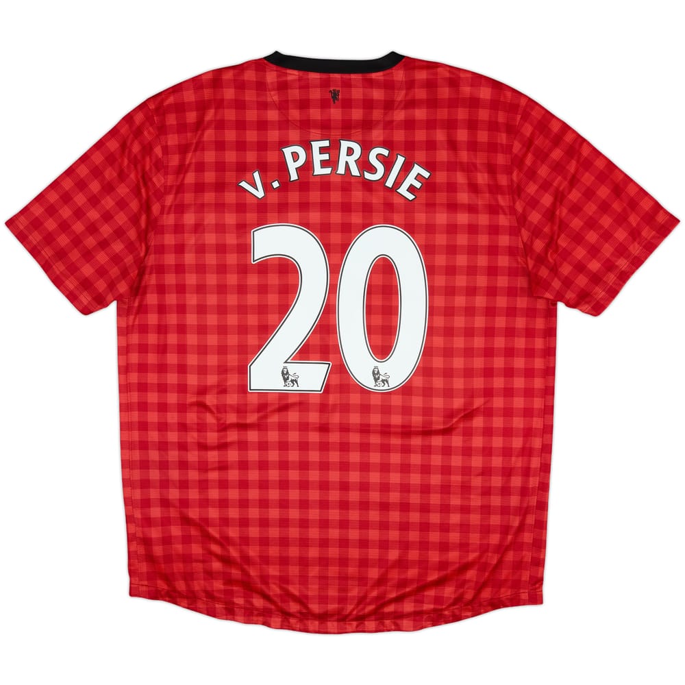 2012-13 Manchester United Home Shirt V.Persie #20 - 8/10 - (XL)
