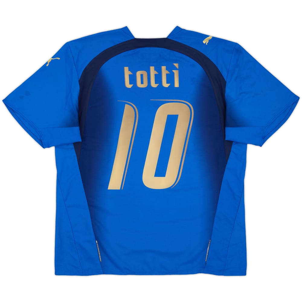 2006 Italy Home Shirt Totti #10 - 8/10 - (L)