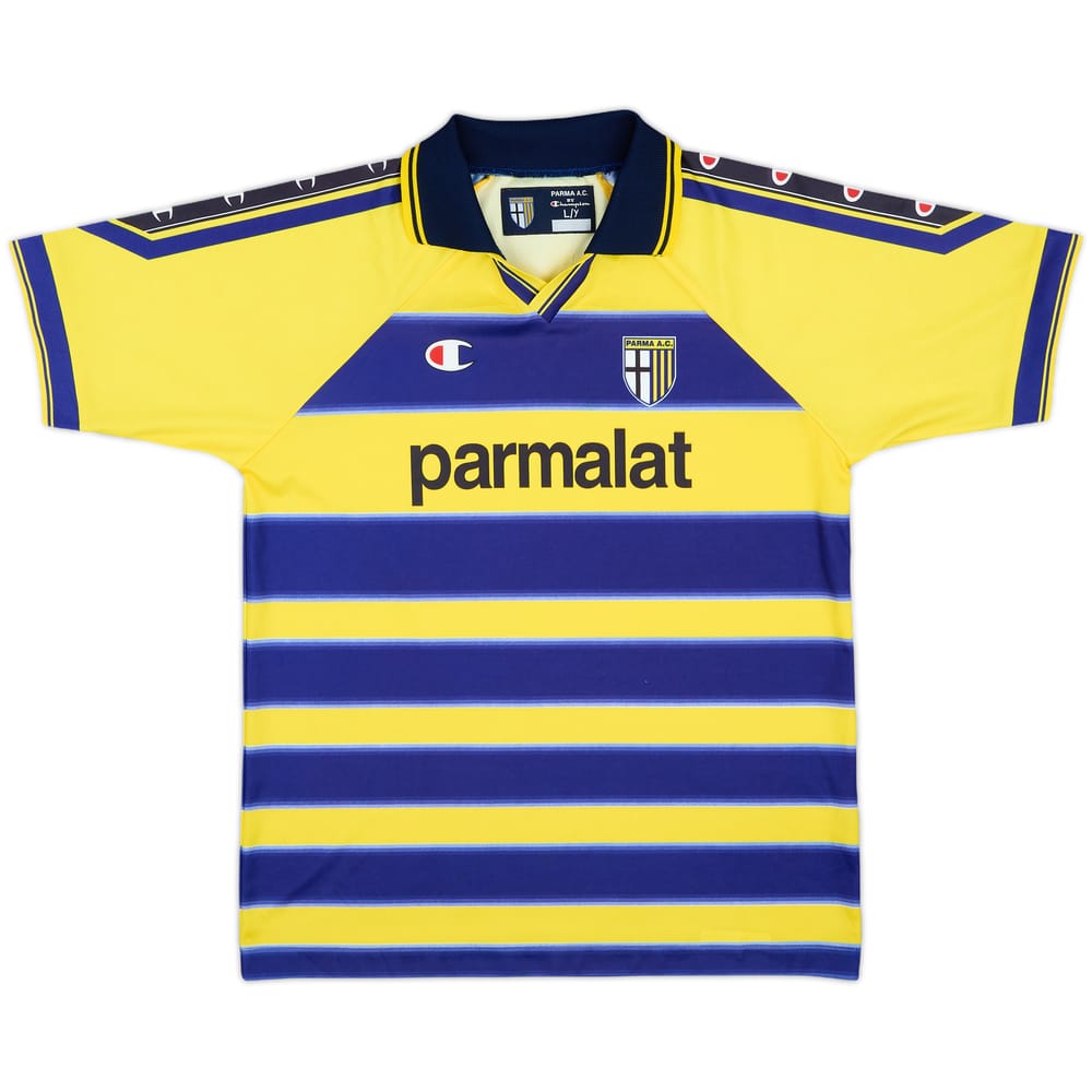 1998-99 Parma Basic Home Shirt - 8/10 - (L.Boys)
