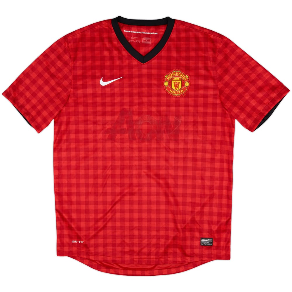 2012-13 Manchester United Home Shirt - 3/10 - (L)