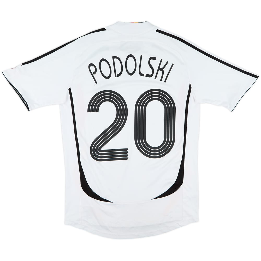 2005-07 Germany Home Shirt Podolski #20 - 6/10 - (S)