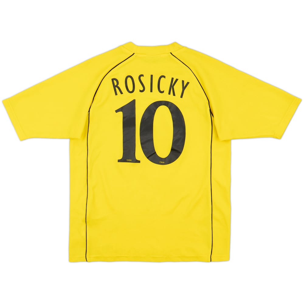 2001-02 Borussia Dortmund European Home Shirt Rosicky #10 - 7/10 - (XL.Boys)