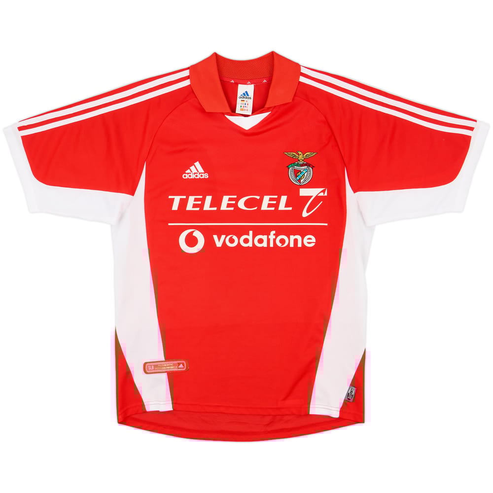 2001-02 Benfica Home Shirt - 8/10 - (M)