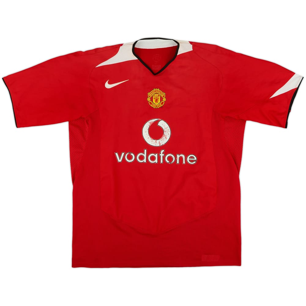 2004-06 Manchester United Home Shirt - 4/10 - (L)