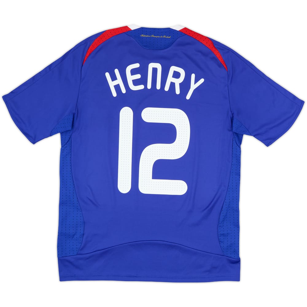 2007-08 France Home Shirt Henry #12 - 6/10 - (M)
