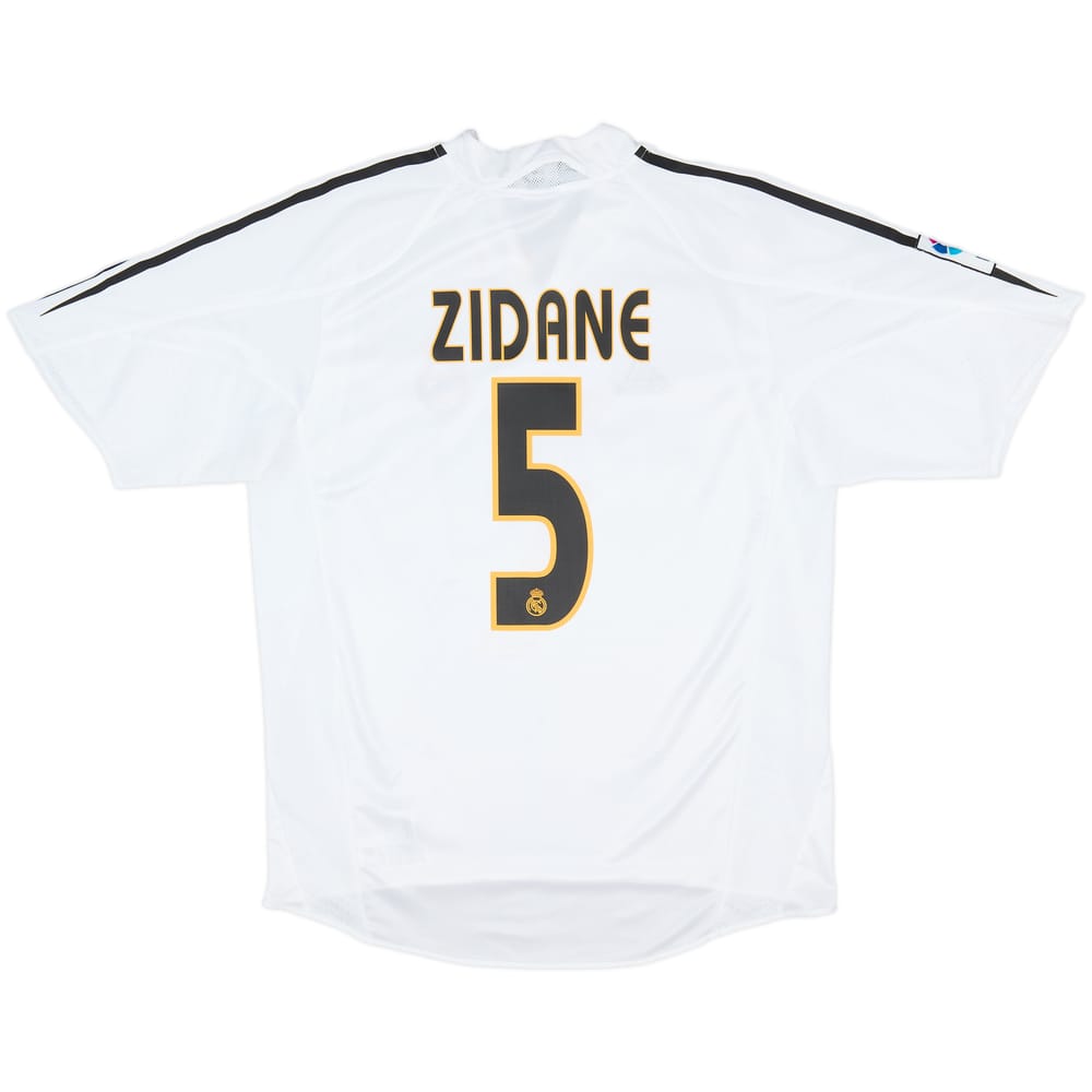 2004-05 Real Madrid Home Shirt Zidane #5 - 5/10 - (M)