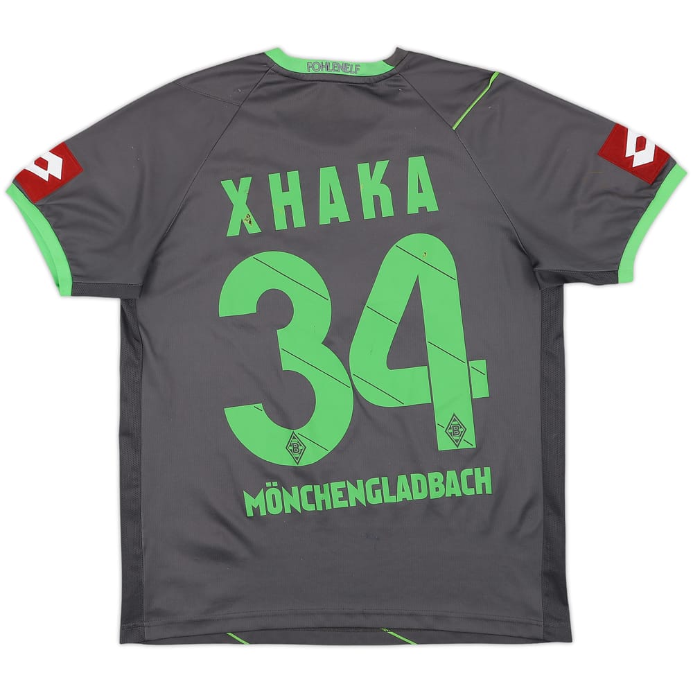 2011-12 Borussia Monchengladbach Away Shirt Xhaka #34 - 4/10 - (XL)