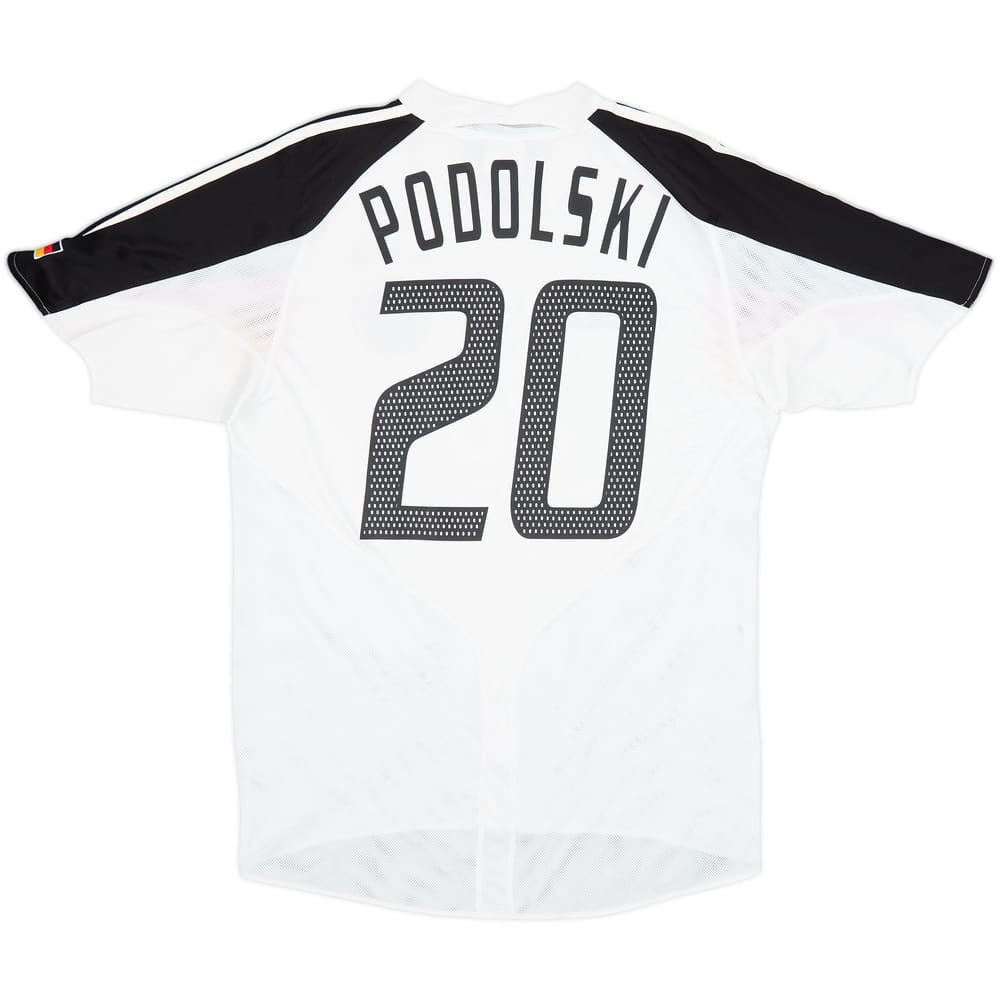 2004-05 Germany Home Shirt Podolski #20 - 8/10 - (M)