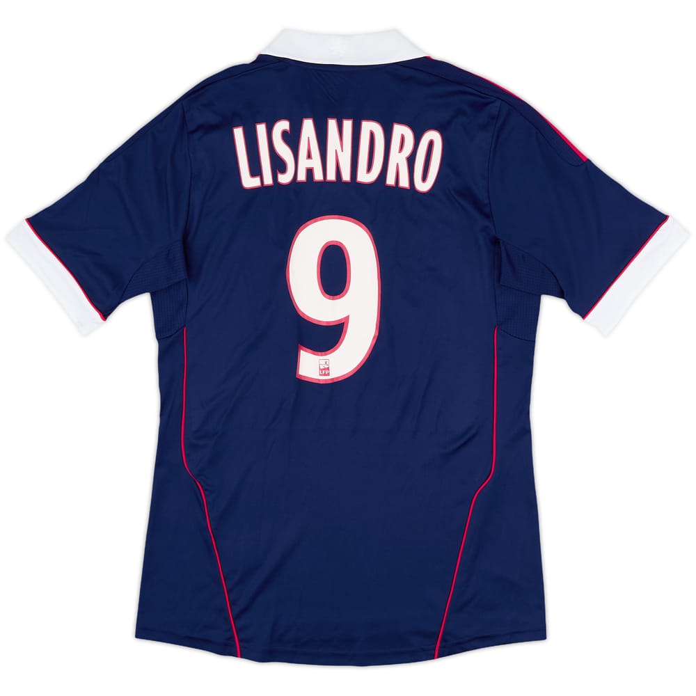 2011-12 Lyon Away Shirt Lisandro #9 - 8/10 - (S)