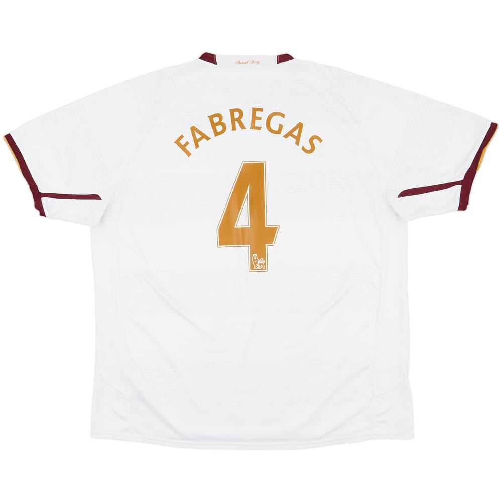 2007-08 Arsenal Away Shirt Fabregas #4 - 6/10 - (XXL)