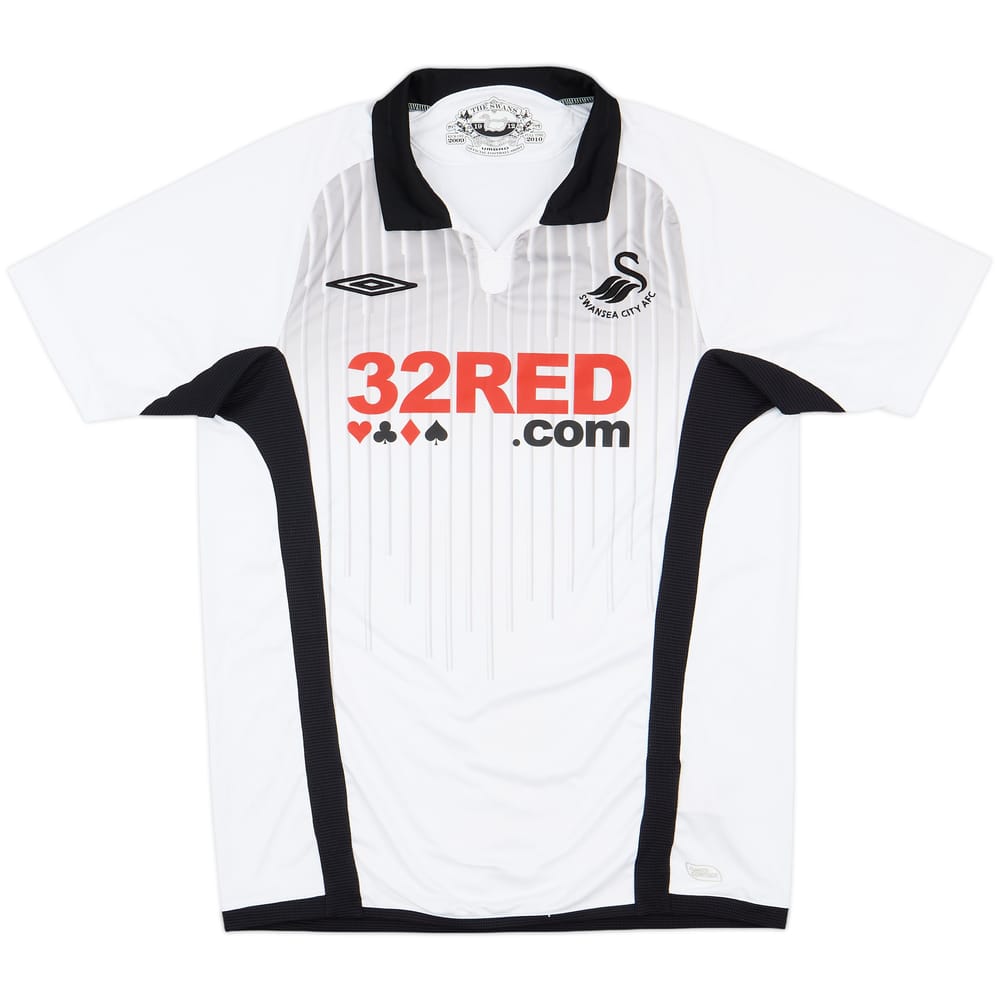 2009-10 Swansea Home Shirt - 9/10 - (M)