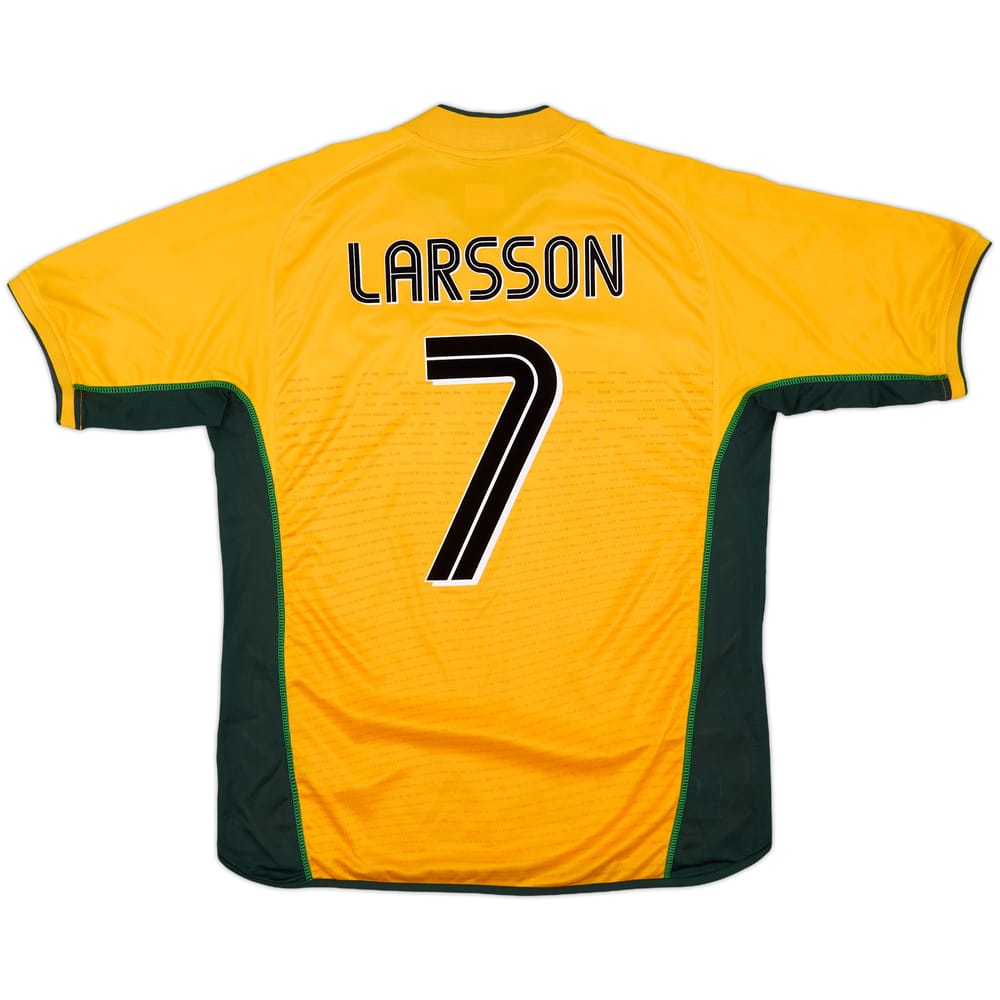 2002-03 Celtic Away Shirt Larsson #7 - 9/10 - (L)