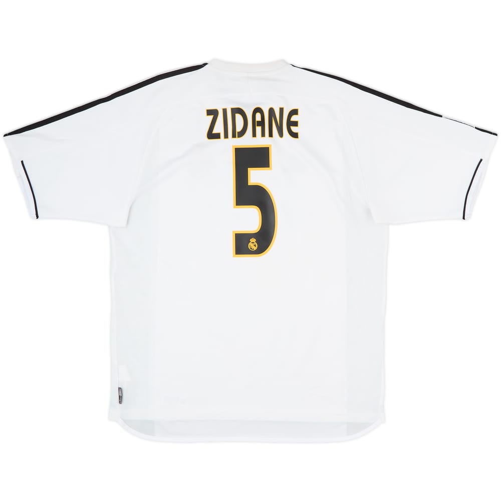 2003-04 Real Madrid Home Shirt Zidane #5 - 6/10 - (L)