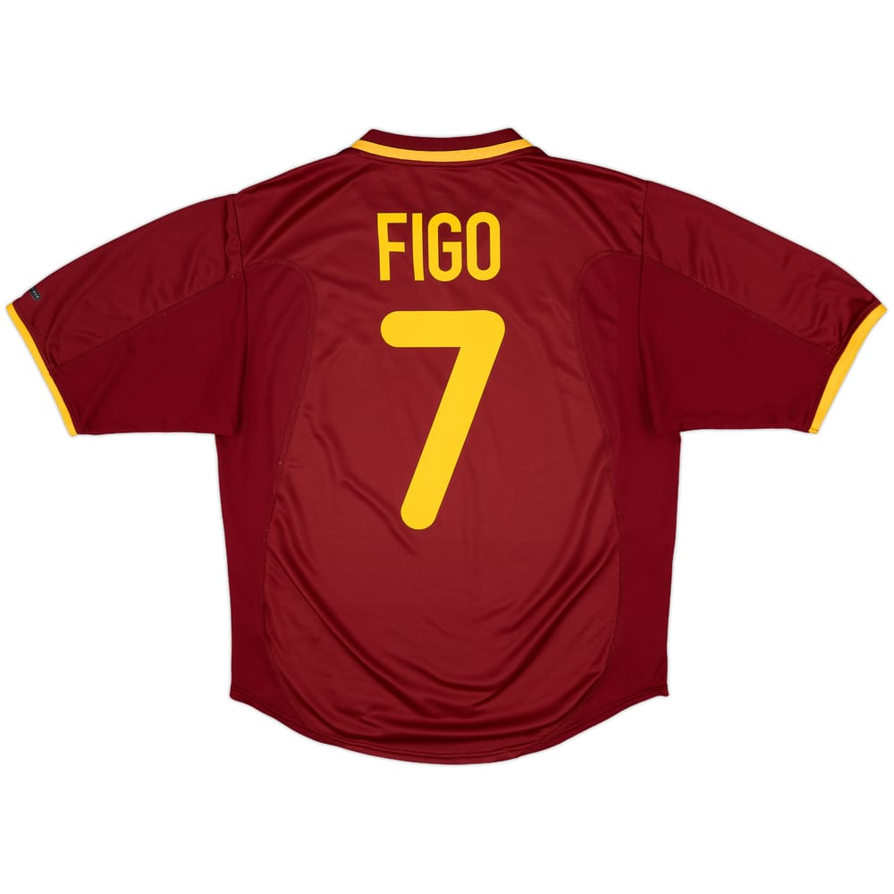2000-02 Portugal Home Shirt Figo #7 - 9/10 - (M)