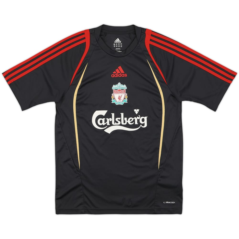 2009-10 Liverpool adidas Training Shirt - 9/10 - (S)