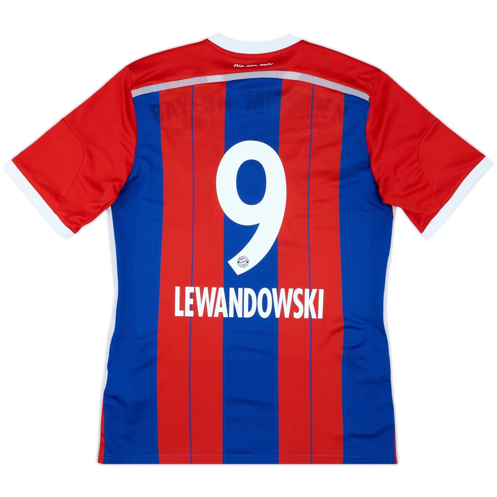 2014-15 Bayern Munich Home Shirt Lewandowski #9 - 4/10 - (M)