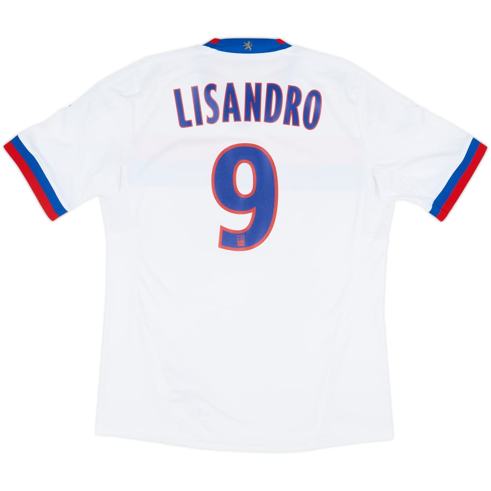 2011-12 Lyon Home Shirt Lisandro #9 - 8/10 - (L)