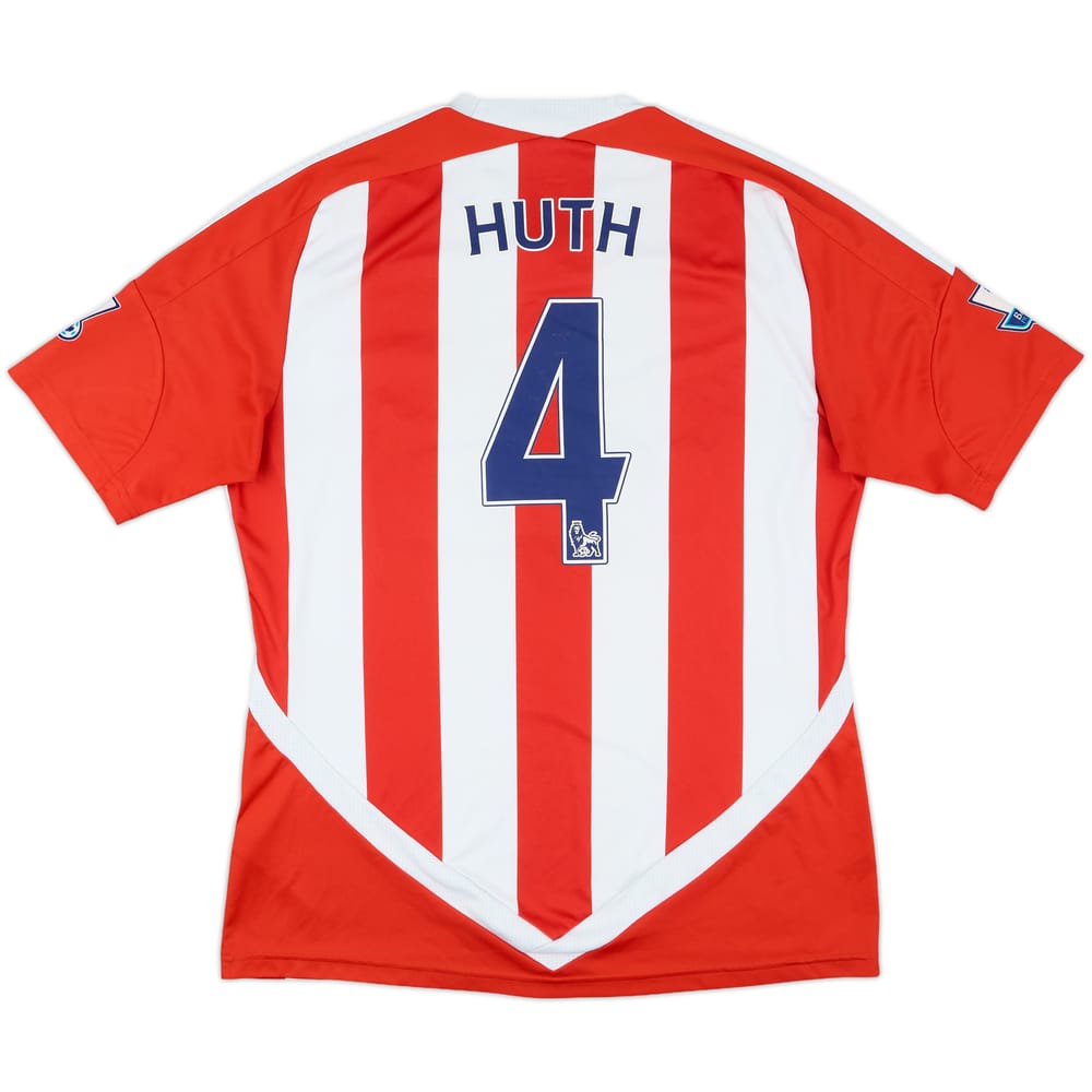 2011-12 Stoke City Home Shirt Huth #4 - 5/10 - (L)