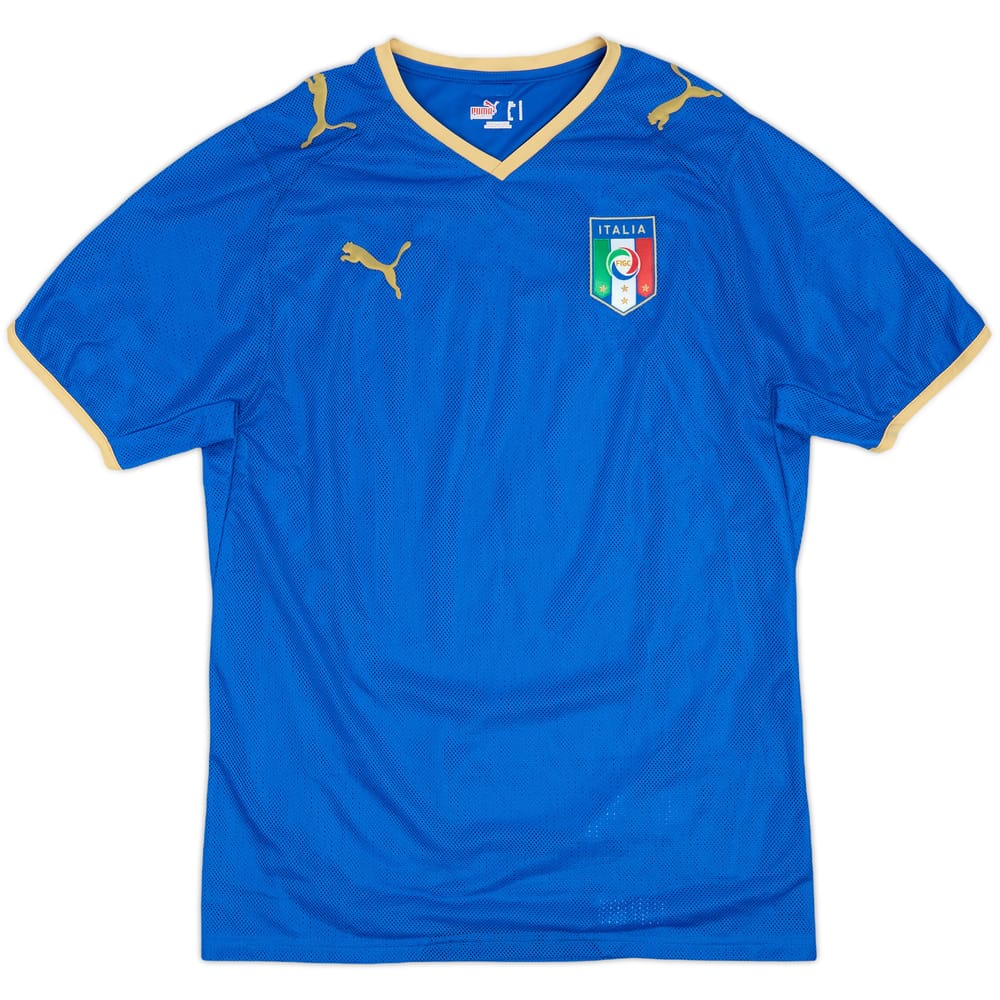 2007-08 Italy Home Shirt - 9/10 - (S)