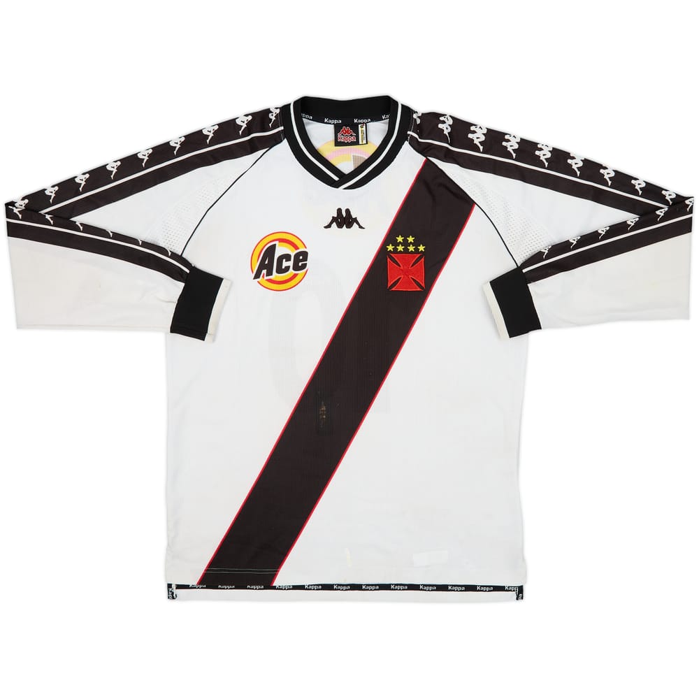 1999 Vasco da Gama Away L/S Shirt #10 - 4/10 - (L)