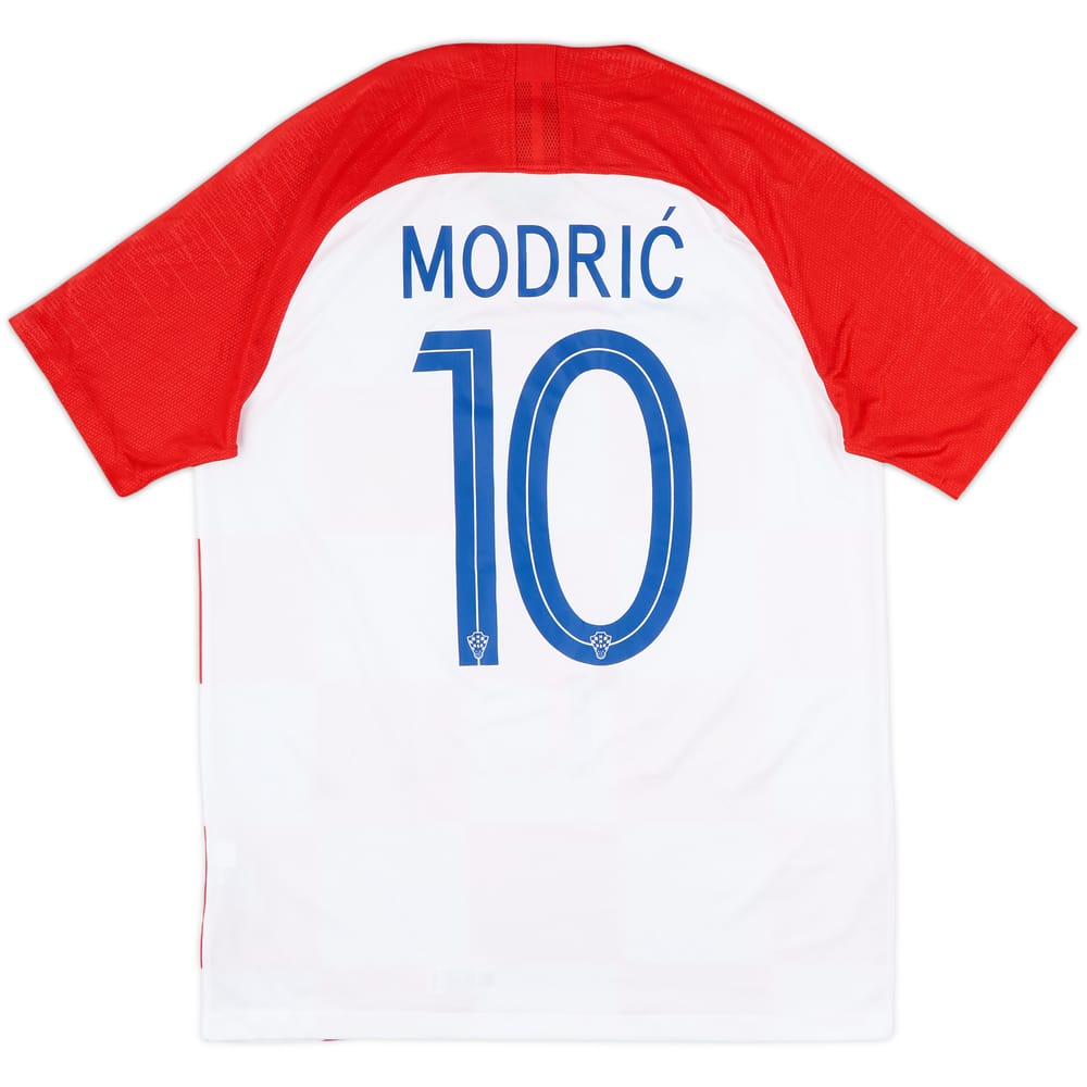 2018-19 Croatia Home Shirt Modric #10 - 6/10 - (M)