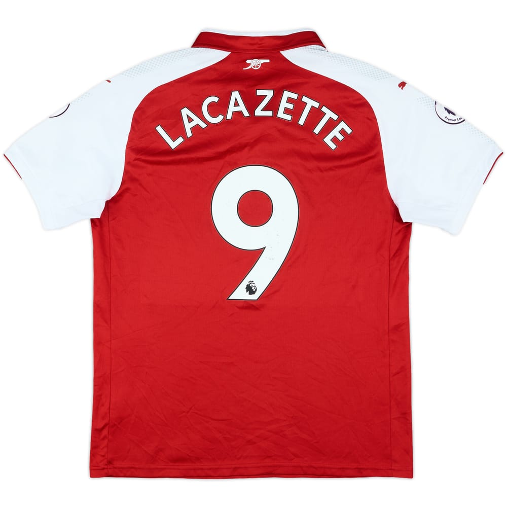 2017-18 Arsenal Home Shirt Lacazette #9 - 7/10 - (L)