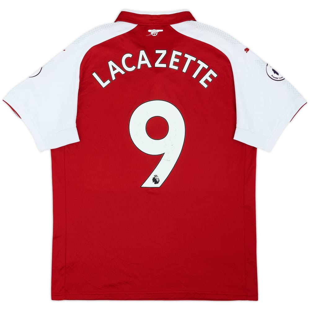 2017-18 Arsenal Home Shirt Lacazette #9 - 7/10 - (L)