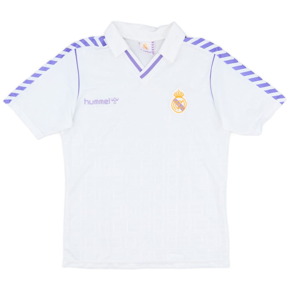 1986-88 Real Madrid Home Shirt - 8/10 - (L)