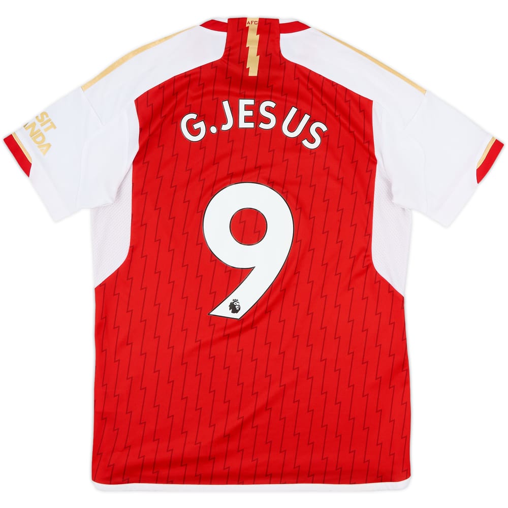 2023-24 Arsenal Home Shirt G.Jesus #9 - 9/10 - (L)