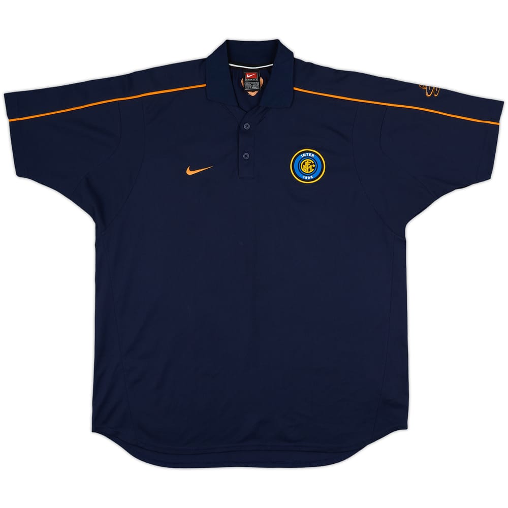 2001-02 Inter Milan Nike Polo Shirt - 9/10 - (XL)