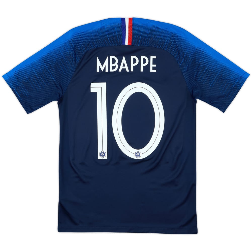 2018 France Home Shirt Mbappe #10 - 8/10 - (S)