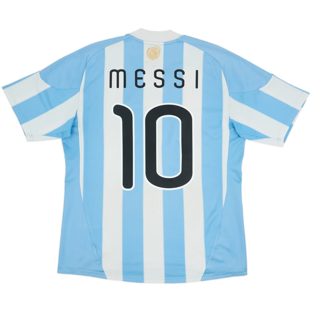 2010-11 Argentina Home Shirt Messi #10 - 5/10 - (L)