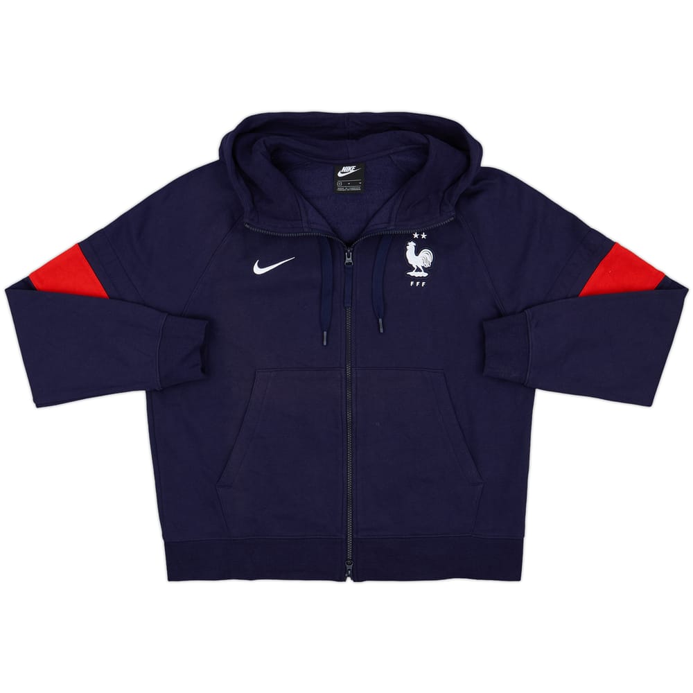2020-21 France Nike Hooded Track Jacket - 8/10 - (M)