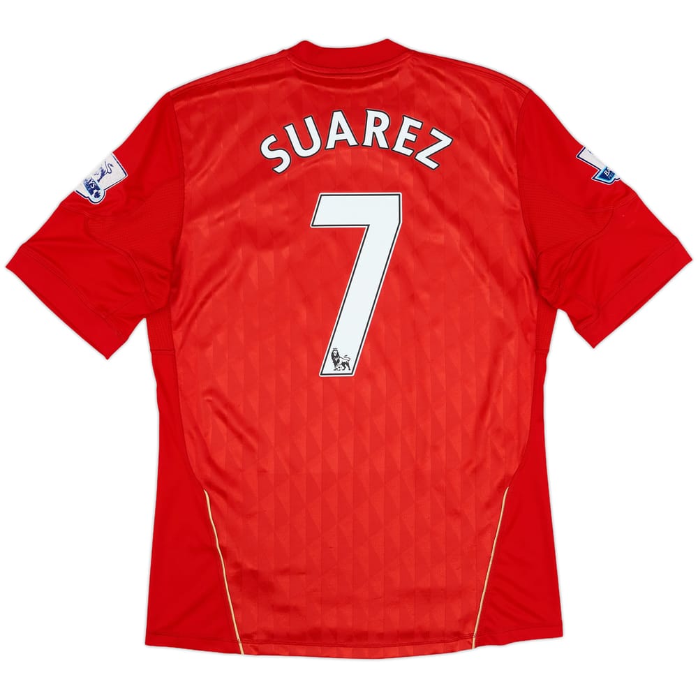 2010-12 Liverpool Home Shirt Suarez #7 - 7/10 - (M)