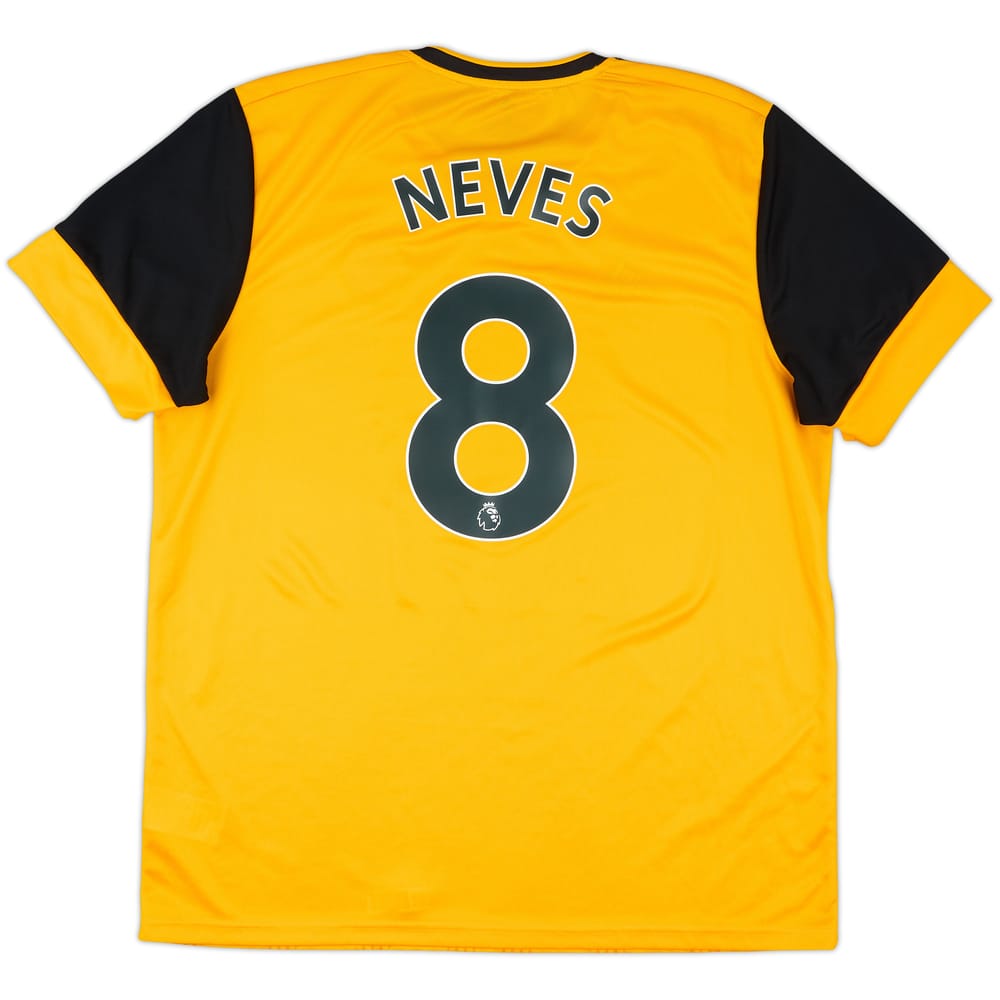 2020-21 Wolves Home Shirt Neves #8 - 9/10 - (XL)