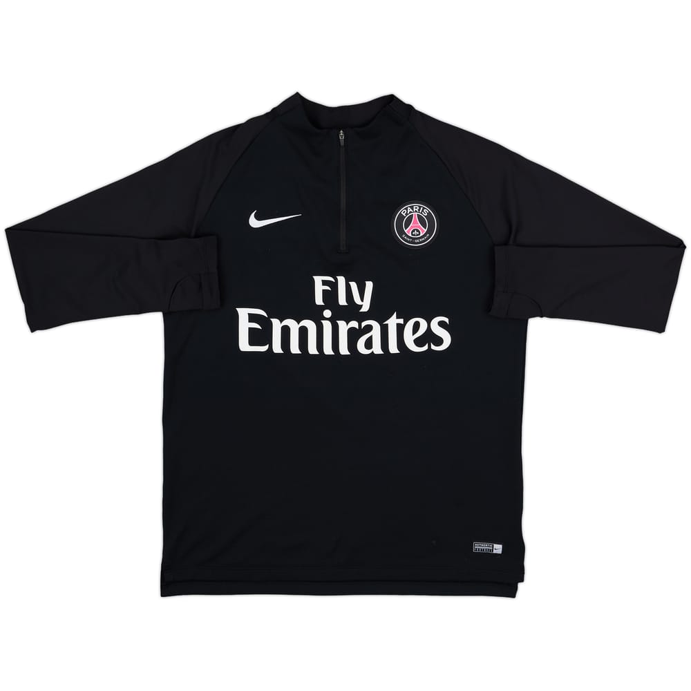 2018-19 Paris Saint-Germain Nike 1/4 Zip Drill Top - 8/10 - (L)