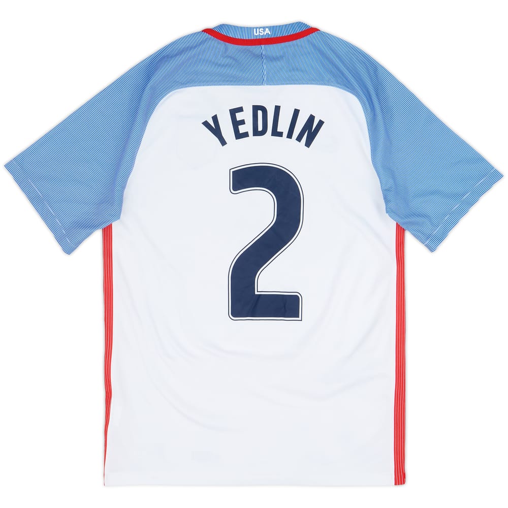 2016-17 USA Home Shirt Yedlin #2 - 7/10 - (S)