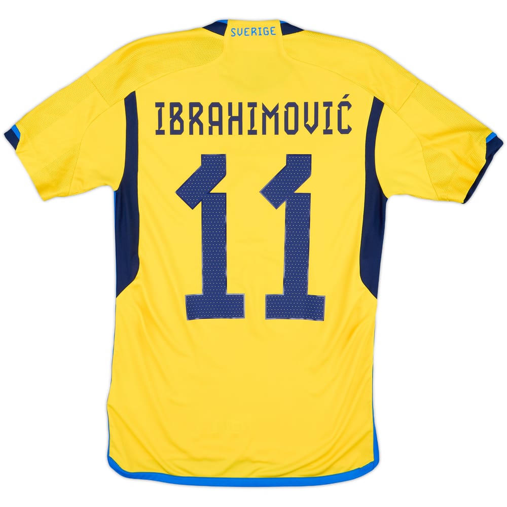 2022-23 Sweden Home Shirt Ibrahimovic #11 - 9/10 - (XS)