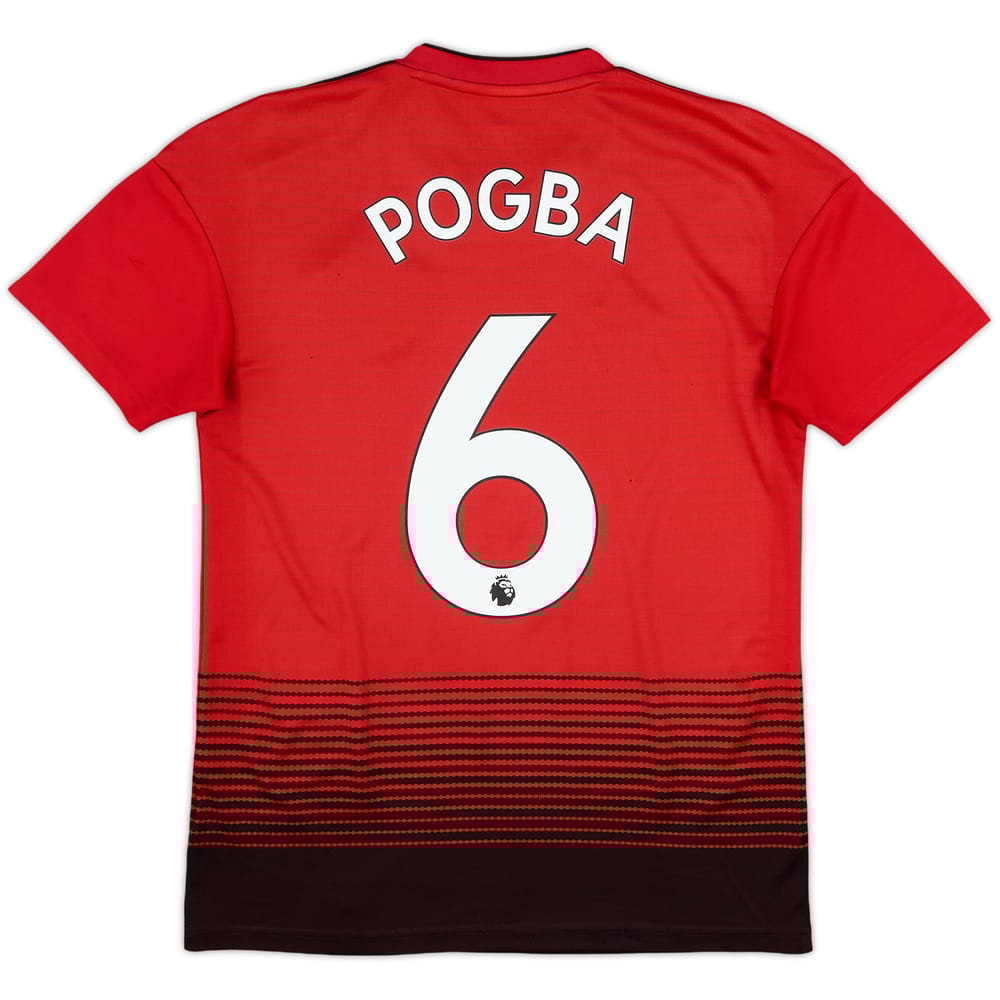 2018-19 Manchester United Home Shirt Pogba #6 - 6/10 - (XS)