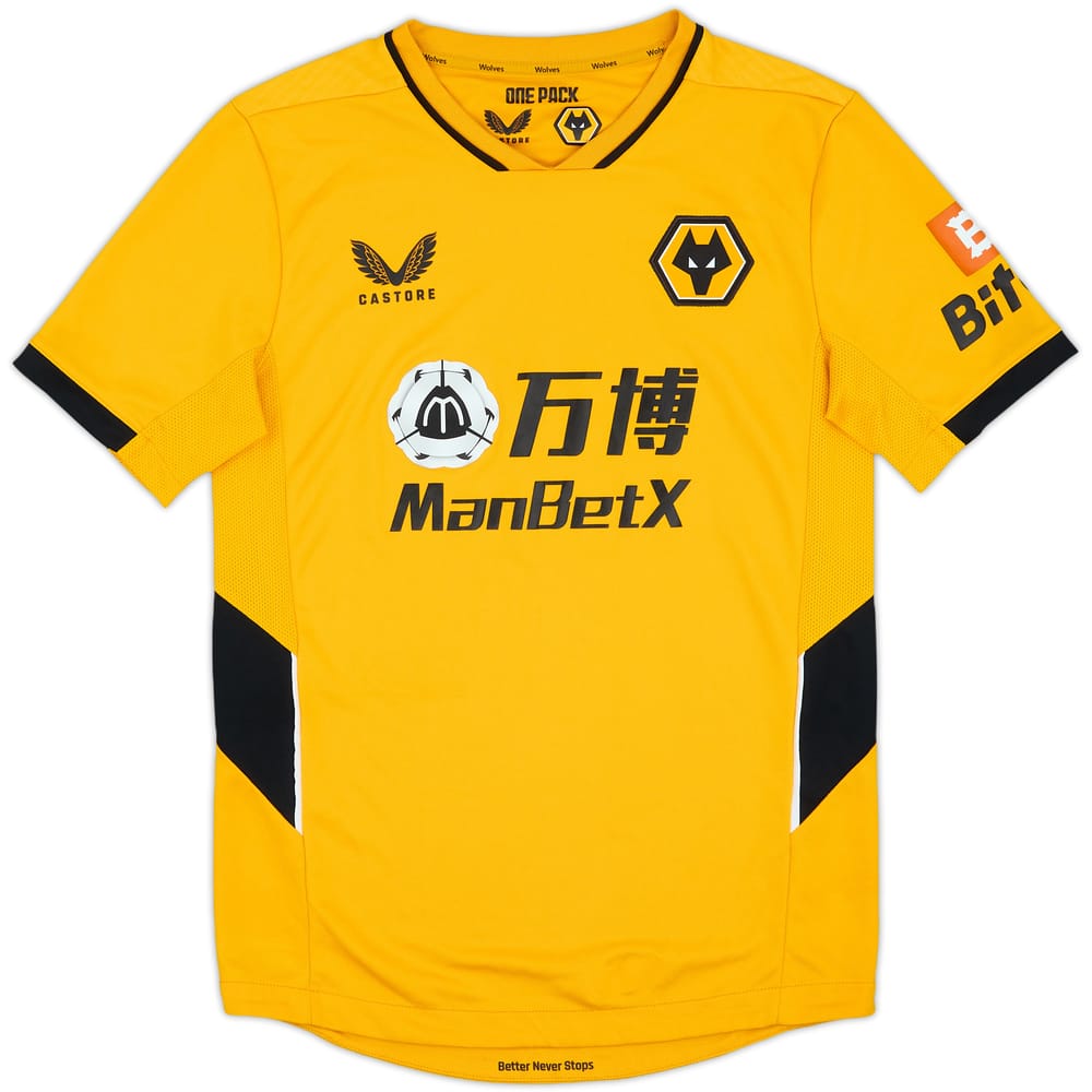 2021-22 Wolves Home Shirt - 9/10 - (S)