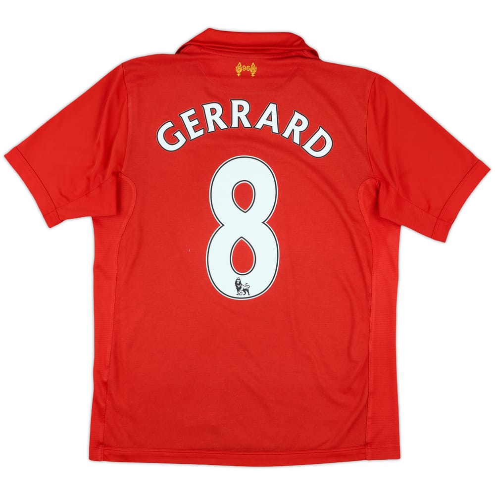 2012-13 Liverpool Home Shirt Gerrard #8 - 6/10 - (S)